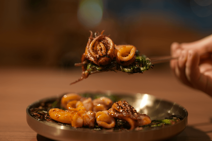 海鮮ニラチヂミ