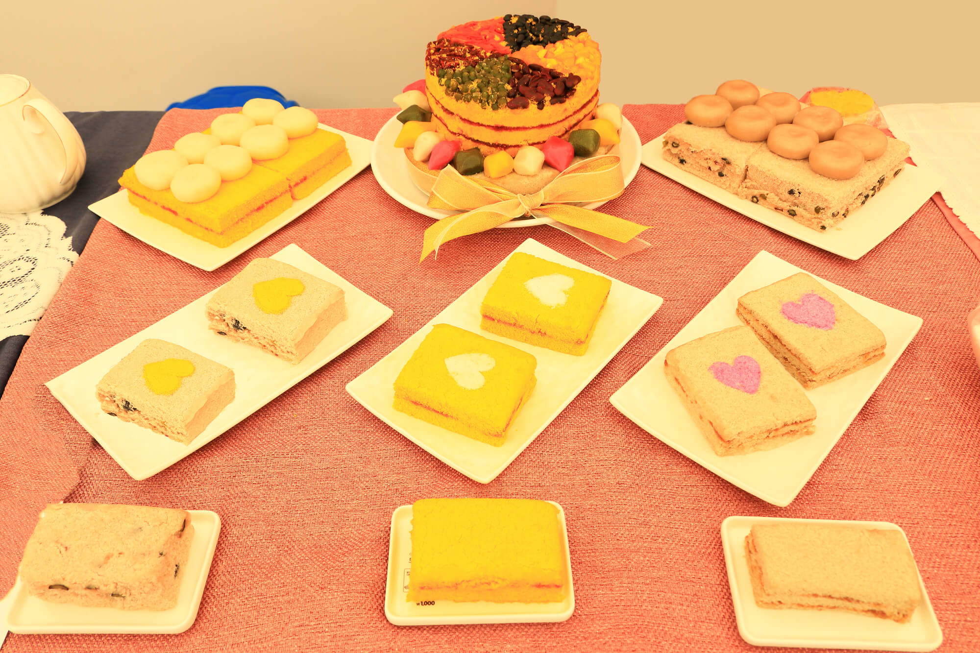 韓国の誕生日ケーキ・餅ケーキ